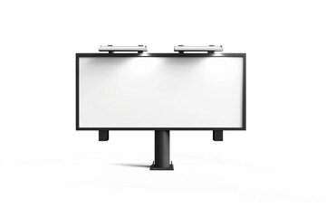 Billboard isolate on white background
