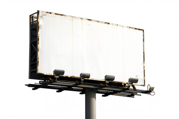 Billboard isolate on white background