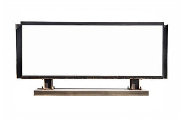 Billboard isolate on white background
