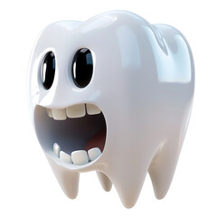 Beautiful clipart Tooth isolate on white background