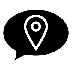chat message icon, Social media message.