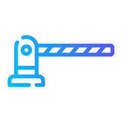 gate Line Gradient Icon