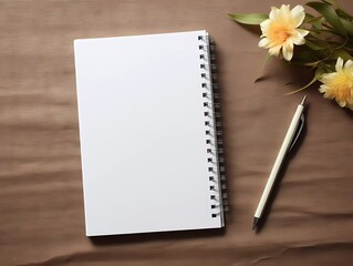 Blank Sketchbook Mockup