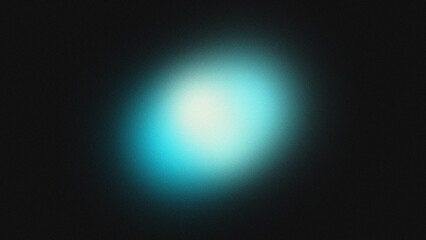 abstract blue light in the dark, grainy gradient noise texture effect