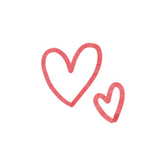 Hand-drawn Cute Hearth Minimalist Line
