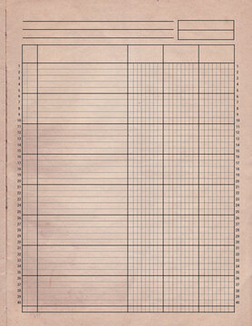Old Ledger paper