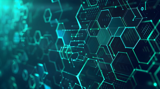 blue circuit board background