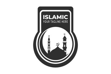 Islamic Logo Design, Modern Islamic Emblem for Branding, Unique Islamic Identity for Your Business, Minimalist Islamic Logo, Versatile Islamic Design, Islamic Elements in a Modern Logo