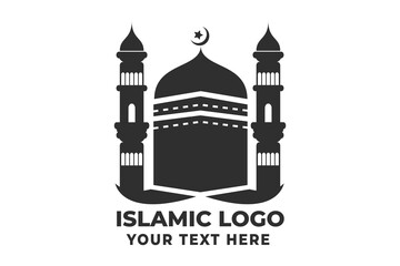 Islamic Logo Design, Modern Islamic Emblem for Branding, Unique Islamic Identity for Your Business, Minimalist Islamic Logo, Versatile Islamic Design, Islamic Elements in a Modern Logo