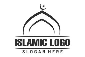 Islamic Logo Design, Modern Islamic Emblem for Branding, Unique Islamic Identity for Your Business, Minimalist Islamic Logo, Versatile Islamic Design, Islamic Elements in a Modern Logo