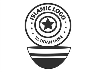 Islamic Logo Design, Modern Islamic Emblem for Branding, Unique Islamic Identity for Your Business, Minimalist Islamic Logo, Versatile Islamic Design, Islamic Elements in a Modern Logo