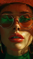 Vintage Vision: A Stylish Retro Silhouette Soaked in Nostalgic Hues_Generative AI © ESG ENT