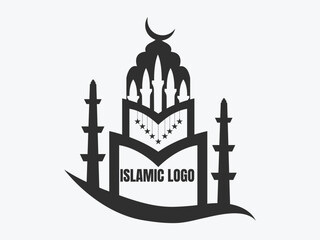 Islamic Logo Design, Modern Islamic Emblem for Branding, Unique Islamic Identity for Your Business, Minimalist Islamic Logo, Versatile Islamic Design, Islamic Elements in a Modern Logo