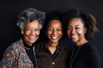 Fototapeta premium Three Generations: Grandmother, Mother, and Daughter