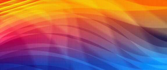 bright and colorful abstract background with translucent waves