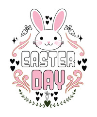 Easter Day Bunny T-shirt, Hoodie, sticker, mug, and more items 