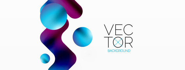 Serene Symmetry. Minimalist Lines and Circles Merge in a Tranquil Dance of Gradients, Shaping an Enchanting Abstract Backdrop of Elegance