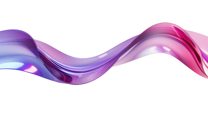 Curve smooth gradient isolated on transparent background