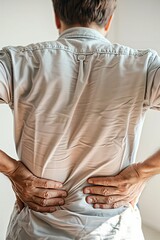 Person Suffering from Lower Back Pain