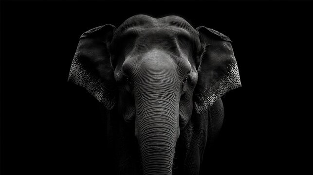 Melancholy Majesty The Soulful Eyes of an Asian Elephant