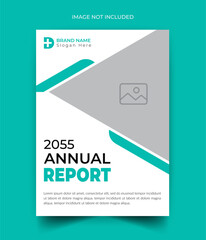 Medical annual report template design