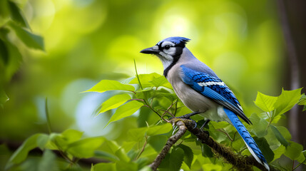Blue_Jay_perched_in_a_North_American_forest_wildlife