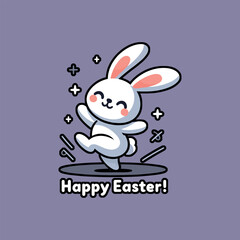 Cute little Bunny -  Happy Easter