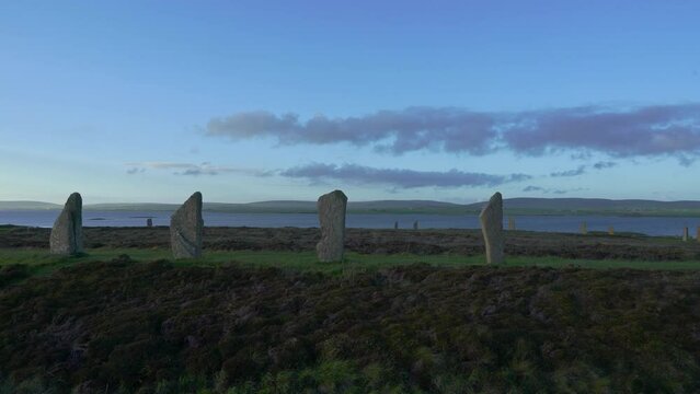 Pan of Ring of Brodgar Scottish stone circle