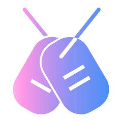dog tag icon