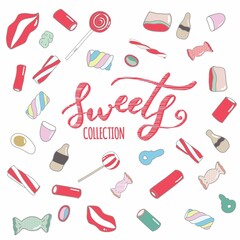 Hand Drawn Sweets Collection