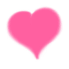 ピンクのハートのイラスト