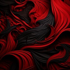 Obraz premium Red and black circle background
