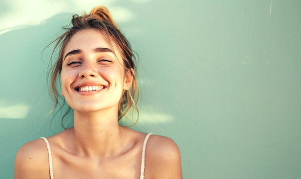 Women, young, youth, happiness, smile, satisfaction, laughter, self-actualization, desire,