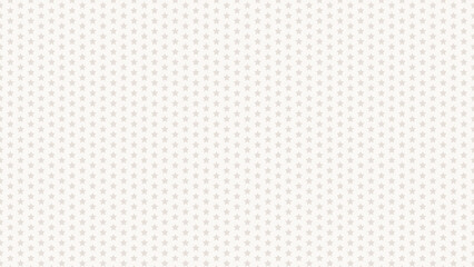 seamless pale pastel brown star shape pattern style on white color background