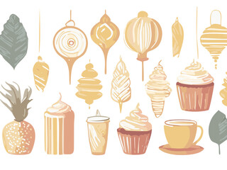 set of kinds of sweets