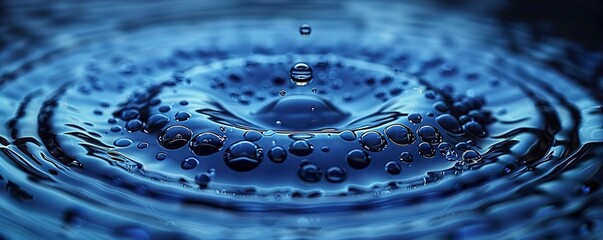 close up of water drops