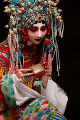 Obraz premium Chinese Peking Opera female characters