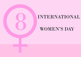 International women's day icon background 23