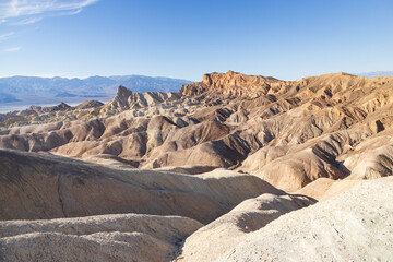 Fototapeta na wymiar View from Zabriskie Point in Death Valley National Park, California