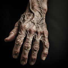 Everlasting Echoes: The Story Beneath the Wrinkles and Veins of an Old Hand