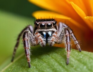 A small jumping spider