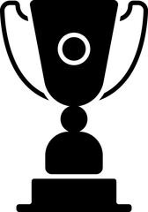 Isolated illustration of trophy cup.