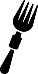 Vector illustration of fork icon.  