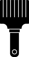 Kitchen tool, oiling brush icon in flat style.