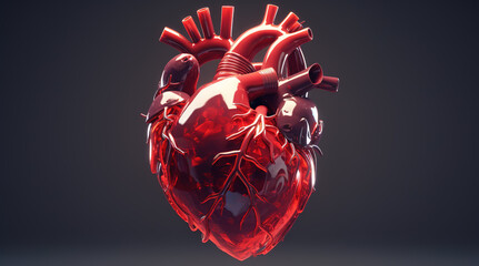 realistic image of heart illustration 11
