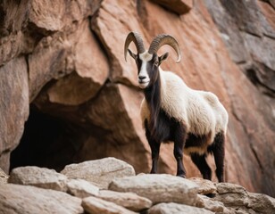 Male mountain goat