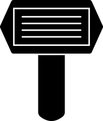 Signboard icon or symbol in flat style.