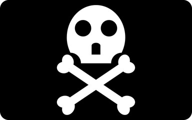 Danger sign or symbol in b&w color.