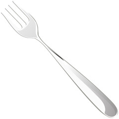Illustration of a fork in grey color.