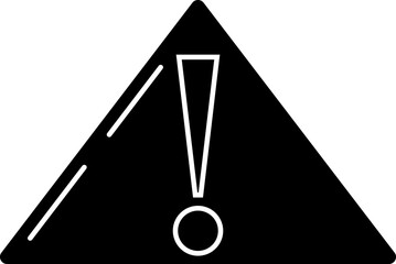 B&W danger or error icon.